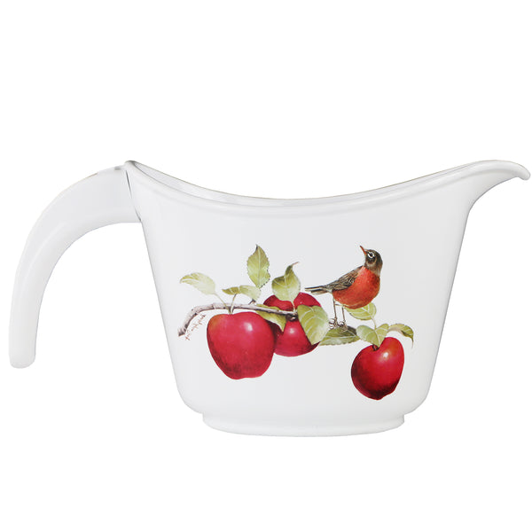 Reston Lloyd Reston Lloyd Melamine Batter Bowl With Pour Spout And Detachable Handle Harvest Apples