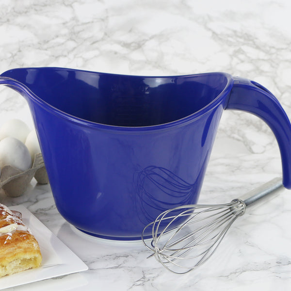 Reston Lloyd Reston Lloyd Melamine Batter Bowl With Pour Spout And Detachable Handle Indigo