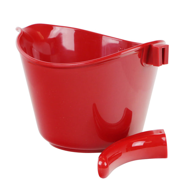 Reston Lloyd Reston Lloyd Melamine Batter Bowl With Pour Spout And Detachable Handle Red