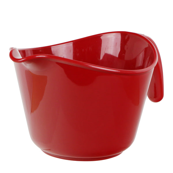 reston lloyd Reston Lloyd Melamine Batter Bowl with Pour Spout and Detachable Handle Red