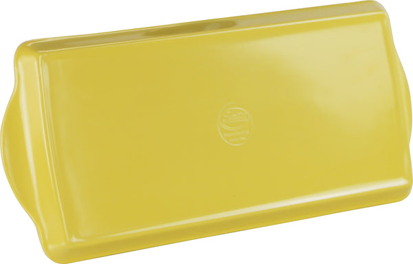 Reston Lloyd Reston Lloyd Melamine Plastic Tidbit Tray BPA-Free Food Safe Multipurpose Platter Serving Tray Bathroom/Table Organizer Lemon