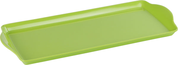 Reston Lloyd Reston Lloyd Melamine Plastic Tidbit Tray BPA-Free Food Safe Multipurpose Platter Serving Tray Bathroom/Table Organizer Lime
