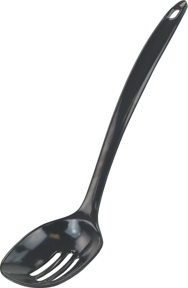 Reston Lloyd Melamine Slotted Spoon Charcoal