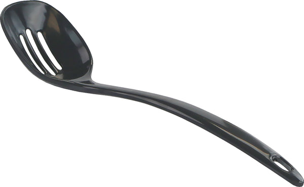 Reston Lloyd Melamine Slotted Spoon Charcoal