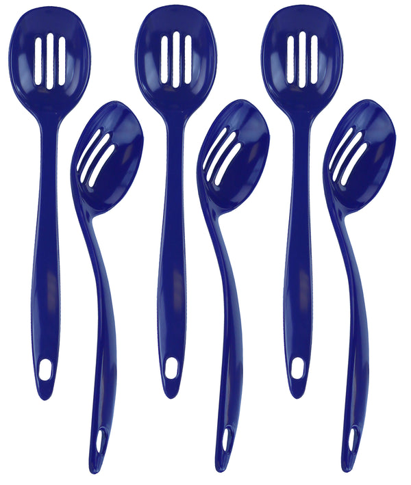 Reston Lloyd Melamine Slotted Spoon Indigo