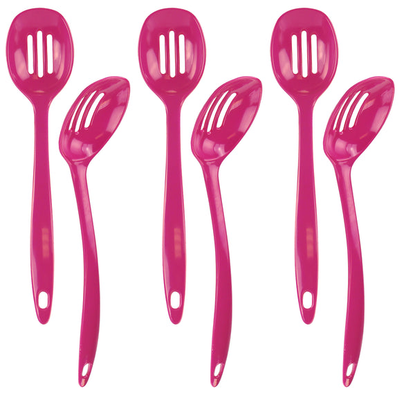 Reston Lloyd Melamine Slotted Spoon Magenta