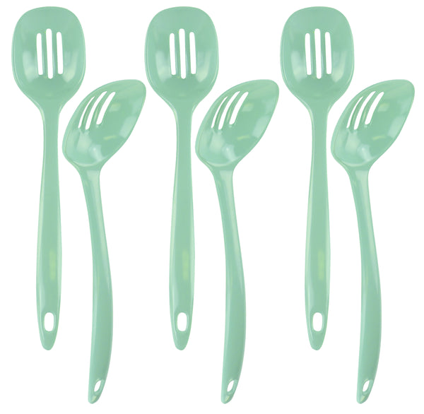 Reston Lloyd Melamine Slotted Spoon Seafoam