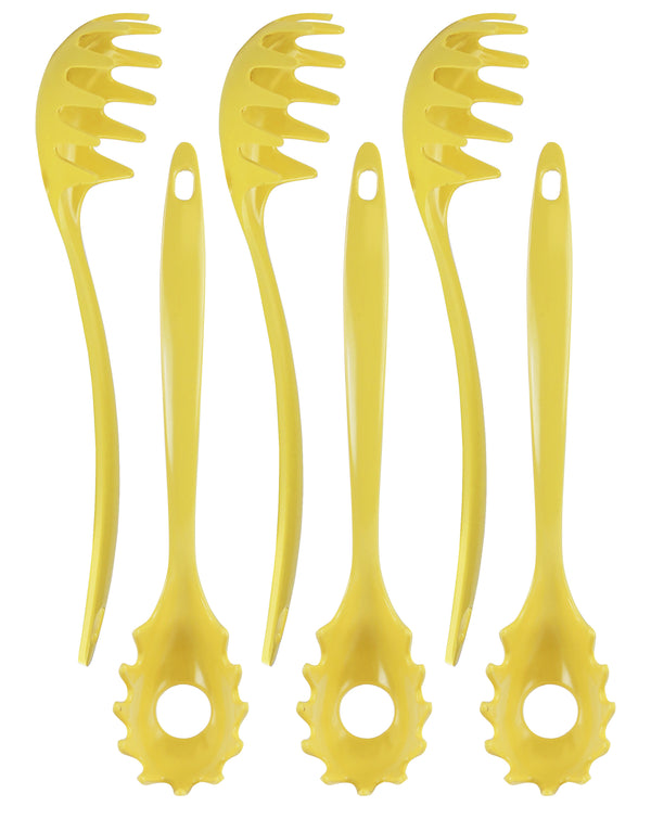 Reston Lloyd Melamine Spaghetti Fork Lemon