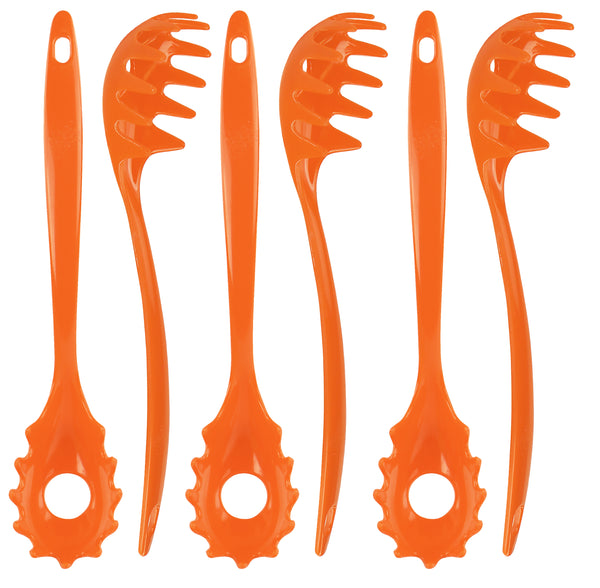 Reston Lloyd Melamine Spaghetti Fork Orange