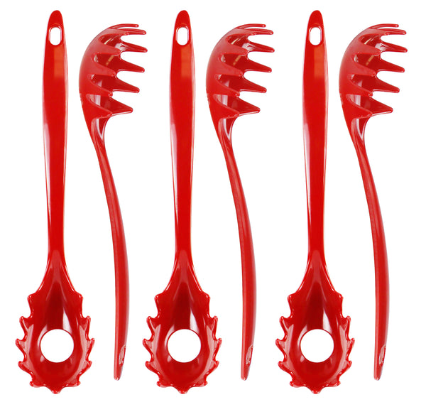 Reston Lloyd Melamine Spaghetti Fork Red