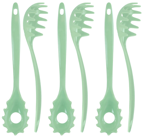 Reston Lloyd Melamine Spaghetti Fork Seafoam