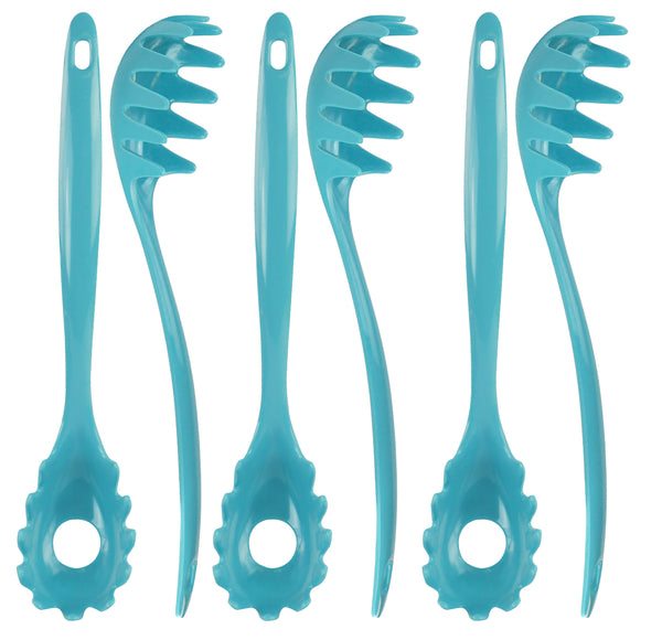 Reston Lloyd Melamine Spaghetti Fork Turquoise