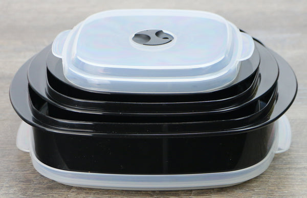 Reston Lloyd Microwave Cookware & Storage Set Black