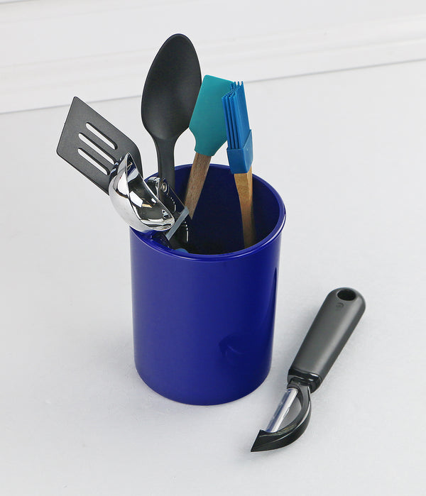 Reston Lloyd Mini Plastic Utensil Holder Indigo