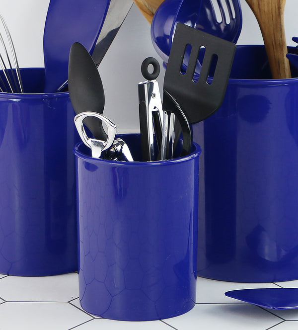 Reston Lloyd Mini Plastic Utensil Holder Indigo