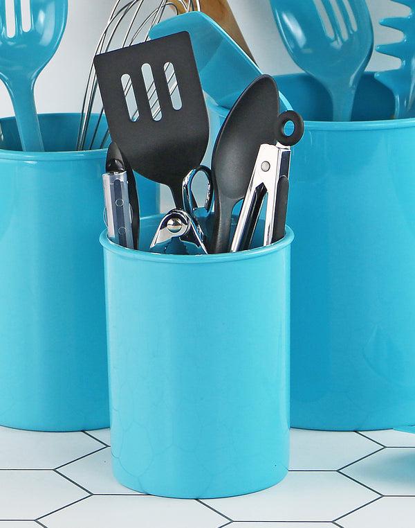 Reston Lloyd Mini Plastic Utensil Holder Turquoise