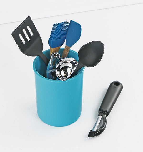Reston Lloyd Mini Plastic Utensil Holder Turquoise