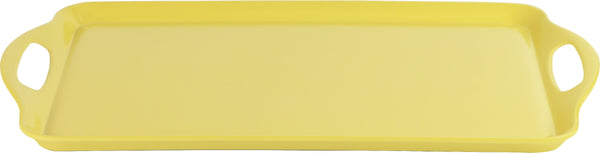 Reston Lloyd Reston Lloyd Multi-Purpose 18" Rectangle Melamine Plastic Handled Tray Lemon