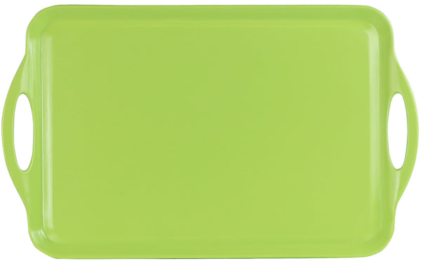 Reston Lloyd Reston Lloyd Multi-Purpose 18" Rectangle Melamine Plastic Handled Tray Lime