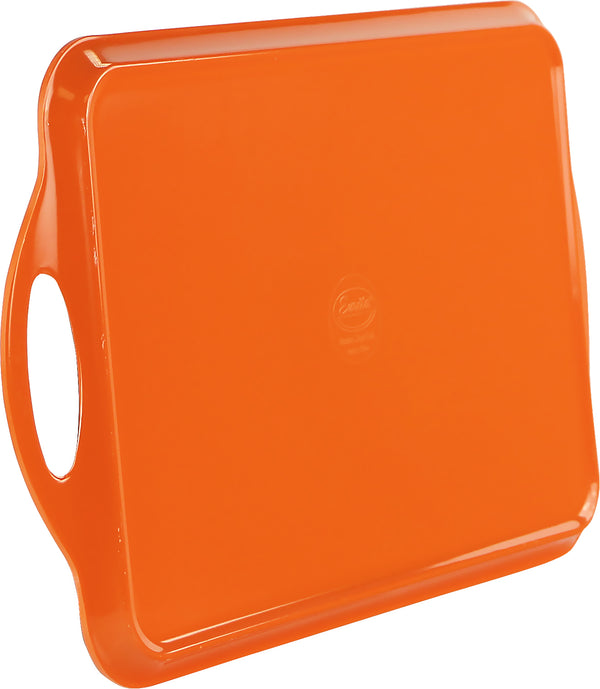 Reston Lloyd Reston Lloyd Multi-Purpose 18" Rectangle Melamine Plastic Handled Tray Orange