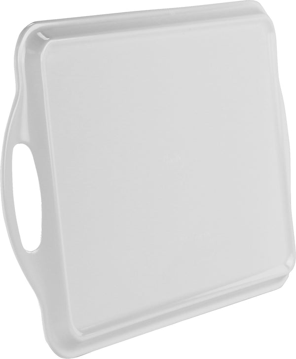 Reston Lloyd Reston Lloyd Multi-Purpose 18" Rectangle Melamine Plastic Handled Tray White