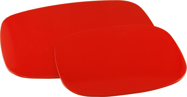 reston lloyd Set of 2 Insulated Counter Mat Red