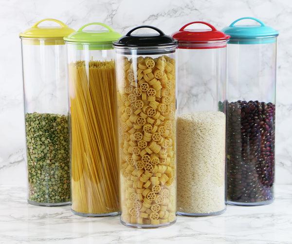 Reston Lloyd Reston Lloyd Spaghetti/Pasta Acrylic Canister With Air Tight Lid - Lemon