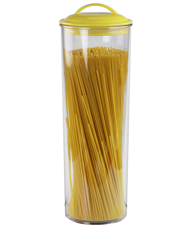 reston lloyd Reston Lloyd Spaghetti/Pasta Acrylic Canister with Air Tight Lid - Lemon