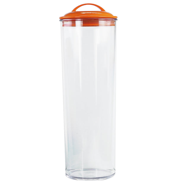 Reston Lloyd Reston Lloyd Spaghetti/Pasta Acrylic Canister With Air Tight Lid - Orange