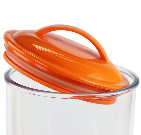 Reston Lloyd Reston Lloyd Spaghetti/Pasta Acrylic Canister With Air Tight Lid - Orange