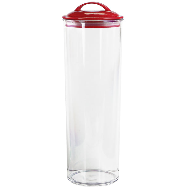 Reston Lloyd Reston Lloyd Spaghetti/Pasta Acrylic Canister With Air Tight Lid - Red