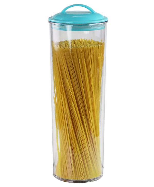 reston lloyd Reston Lloyd Spaghetti/Pasta Acrylic Canister with Air Tight Lid - Turquoise