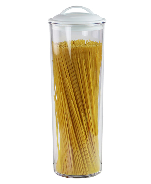 reston lloyd Reston Lloyd Spaghetti/Pasta Acrylic Canister with Air Tight Lid - White