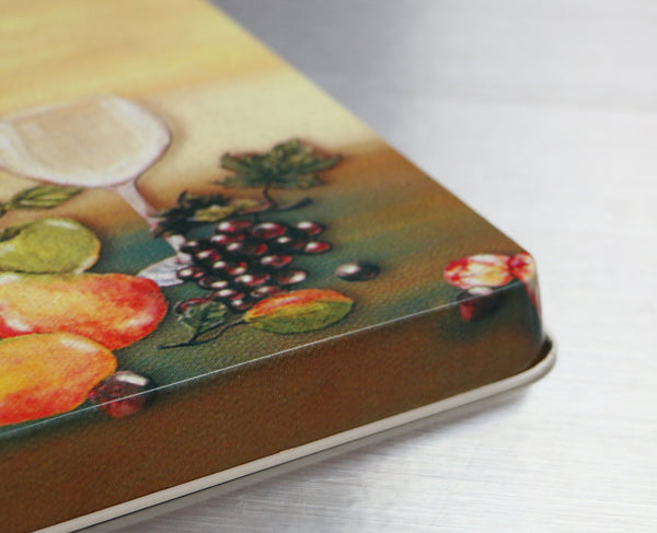 Reston Lloyd Square Tin Burner Cover Wine & Vine