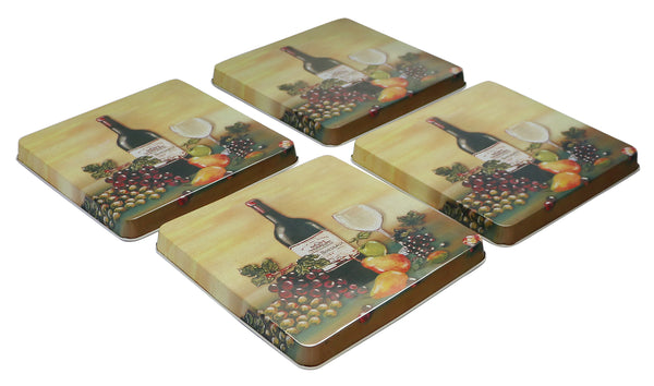 reston lloyd Square Tin Burner Cover Wine & Vine