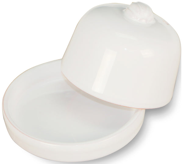 Reston Lloyd Terra Cotta Garlic Baker White