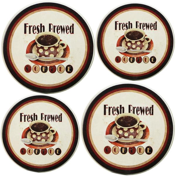 reston lloyd Tin Burner Cover Set Fresh Brewed