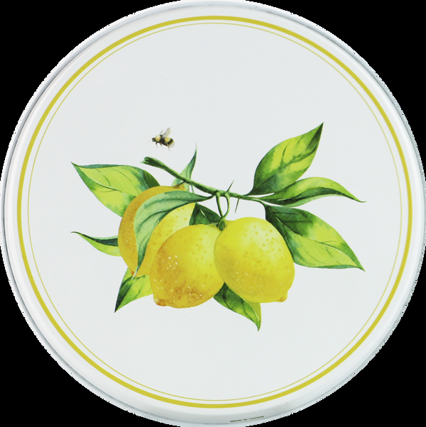 Reston Lloyd Tin Burner Cover Set Fresh Lemons