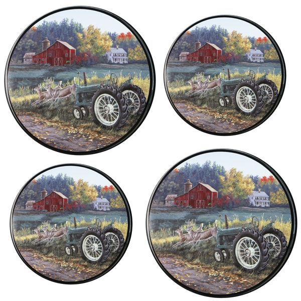 reston lloyd Tin Burner Cover Set Morning Run