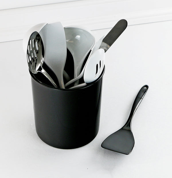 Reston Lloyd X-Large Plastic Utensil Holder Black