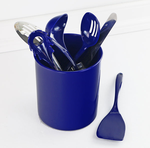 Reston Lloyd X-Large Plastic Utensil Holder Indigo