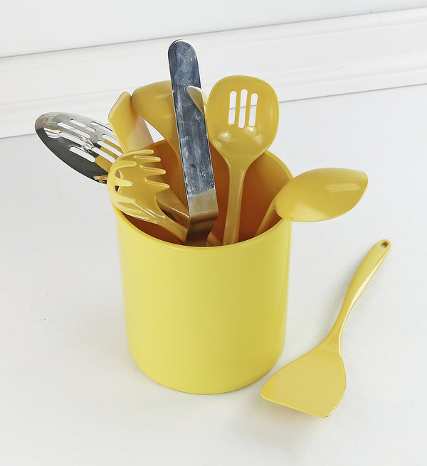 Reston Lloyd X-Large Plastic Utensil Holder Lemon