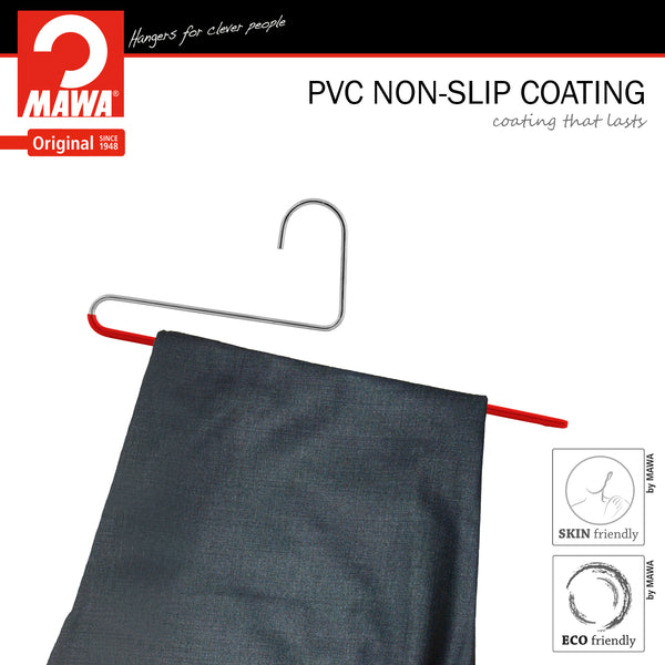 Reston Lloyd Reverse Trouser Hanger KH-35U Single Rod New Red