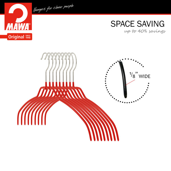 Reston Lloyd Silhouette Ultra Thin 42-FT Hanger New Red