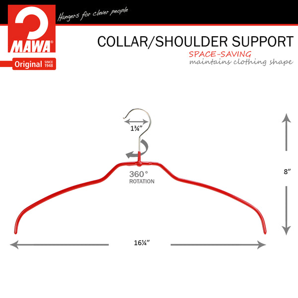 Reston Lloyd Silhouette Ultra Thin 42-FT Hanger New Red