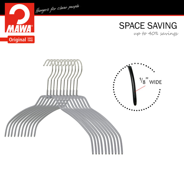 Reston Lloyd Silhouette Ultra Thin 42-FT Hanger Silver