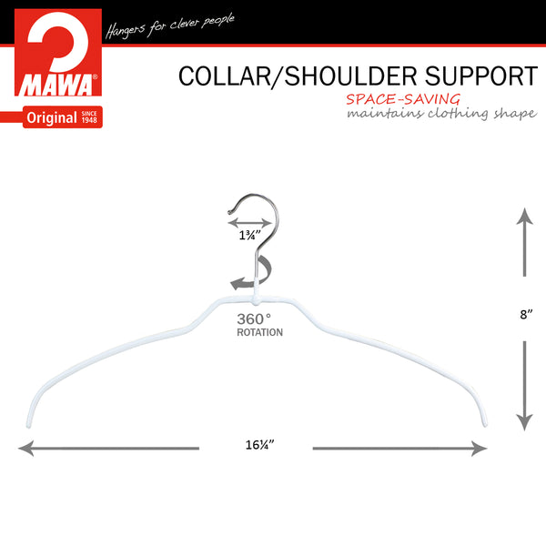 Reston Lloyd Silhouette Ultra Thin 42-FT Hanger White