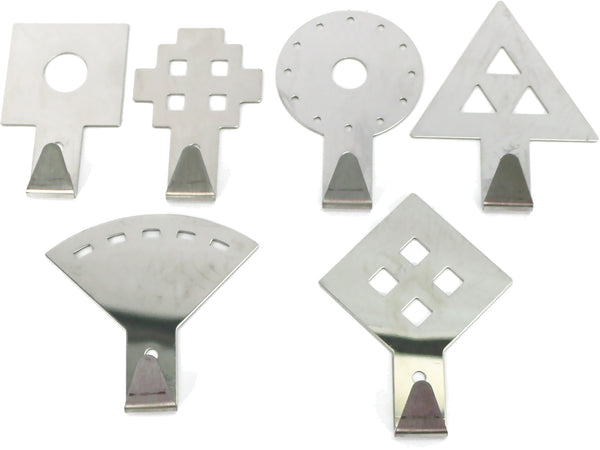reston lloyd Stainless Steel Geometric Hooks Set of 6