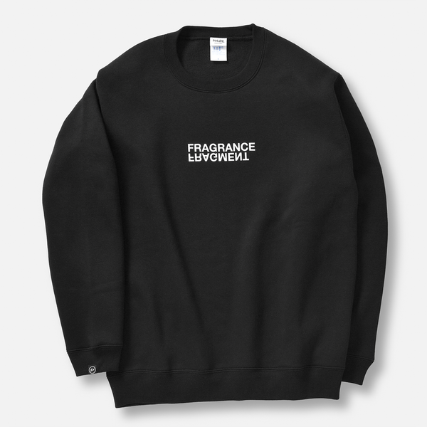 retaw Crewneck Sweatshirt FRAGMENT FRAGRANCE logo / BLACK