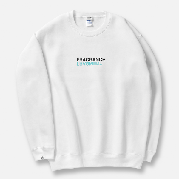 retaw Crewneck Sweatshirt FRAGMENT FRAGRANCE logo / WHITE